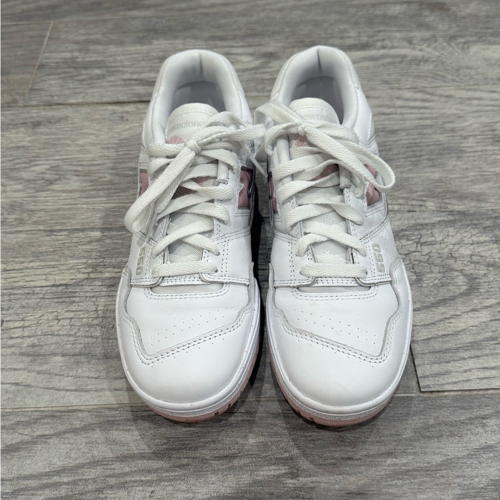 New Balance 550 pink white sneakers - Picture 2 of 9